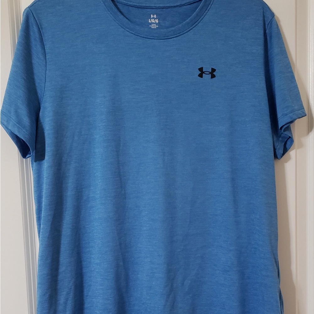 Under Armour Men's Heathered Blue Tee